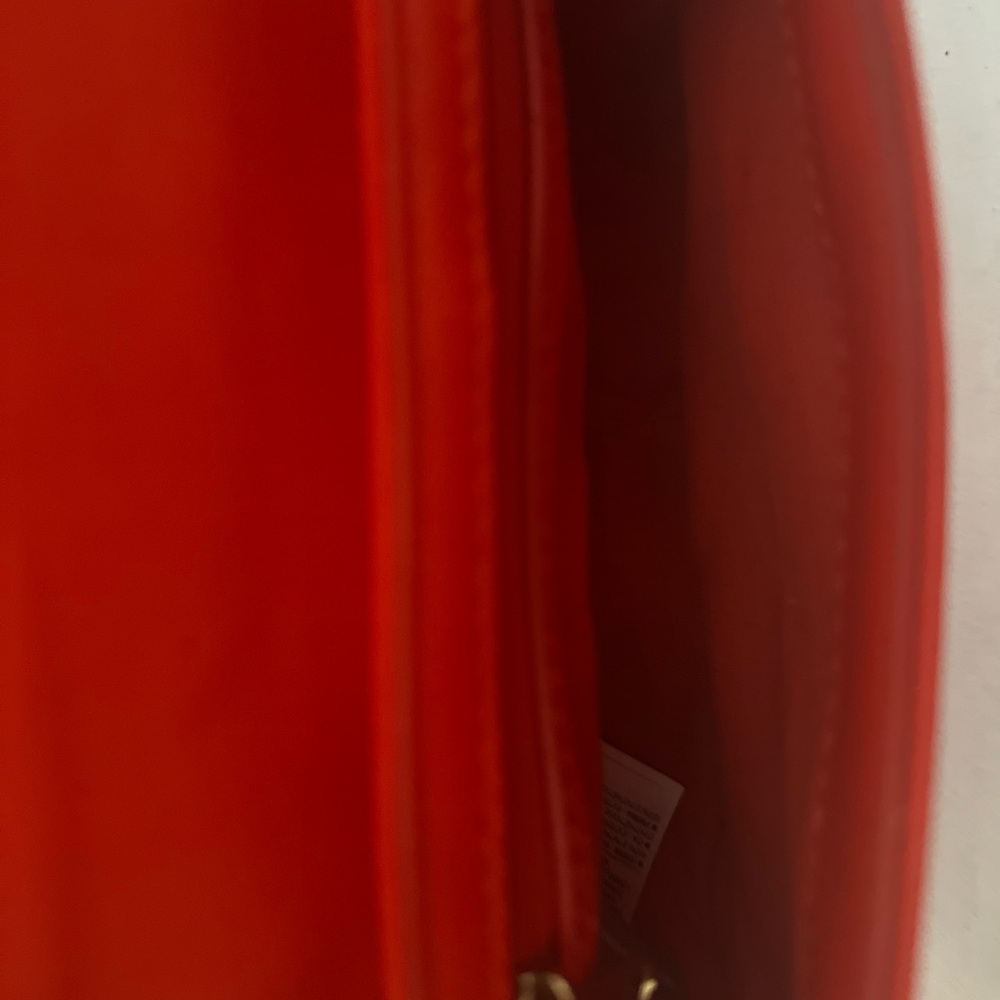 Banana Republic Red Crossbody Bag with Gold Accents - Picture 10 of 14